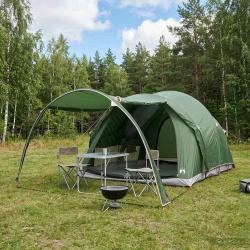 Tente tunnel Vert 370 x 275 x 210 cm Polyester et Acier