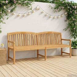 Banc en Bois Sculpt&eacute; en Rose 228 x 60 x 90 cm Naturel