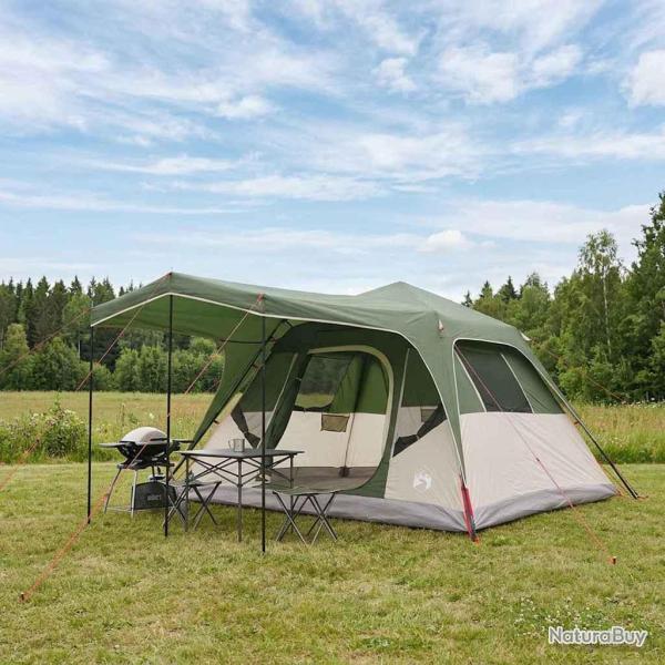Tente familiale Vert 305 x 275 x 190 cm Polyester et Acier