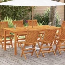 Table &agrave; manger de jardin 180x90x75 cm bois massif d'acacia