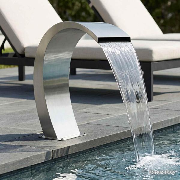 Fontaine de piscine Argent� 60 x 30 x 70 cm Acier inoxydable