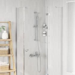 Ensemble de Syst&egrave;me de Douche Chrome 70 cm Acier inoxydable