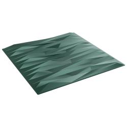 Panneaux muraux 48 pcs Vert Pierre 50 x 50 cm Mousse XPS