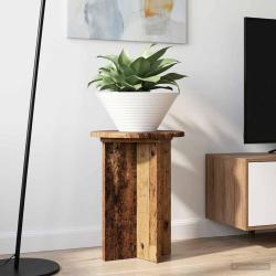 Support de Plante 2 pcs Bois ancien &Oslash;29,5 x 40 cm
