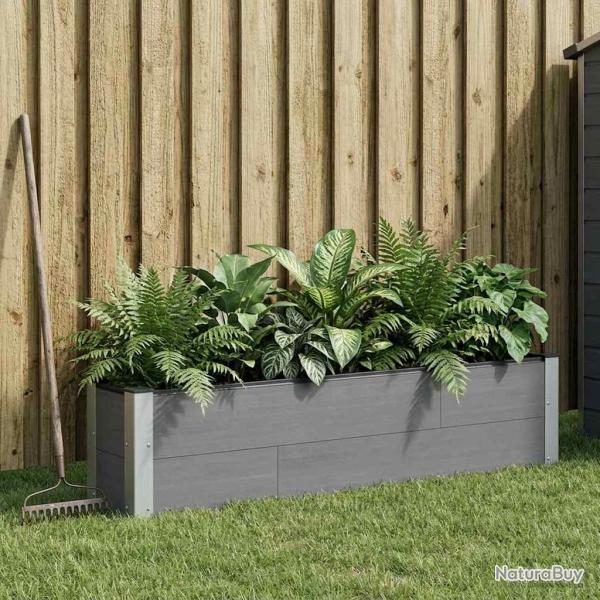 Jardini�re sur�lev�e Gris 150 x 30 x 36 cm