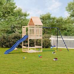 Aire de jeux d'ext&eacute;rieur bois de pin massif