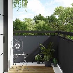 &Eacute;cran de Balcon avec OEillets Anthracite