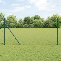 Fixation au sol hexagonale 100 x 1,4 m Acier recouvert de PVC