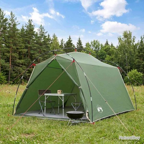 Tente tunnel Vert 2 personnes Polyester 185T avec rev�tement PU