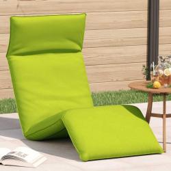 Transat pliant vert vif 175 x 54 x 8,5 cm en tissu Oxford