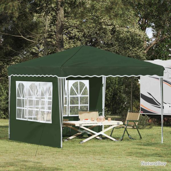 Tente de f�te pop-up 288 x 288 x 245 cm Vert Tissu Oxford