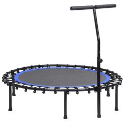 Trampoline de fitness avec poign&eacute;e 122 cm