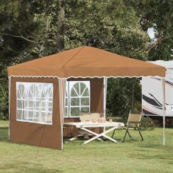 Tente de f&ecirc;te pop-up 288 x 288 x 245 cm Beige Tissu Oxford