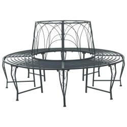 Banc d'Arbre 8-Nombre de places &Oslash; 160 x 89 cm Acier