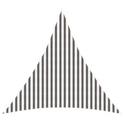 Voile d'ombre Gris clair et blanc 4 x 4 x 4 m HDPE