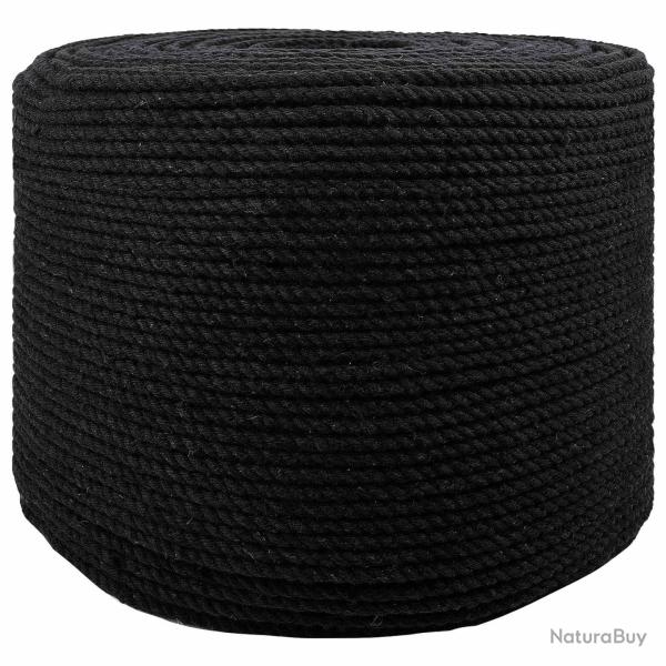 Corde 10 pcs Noir Coton