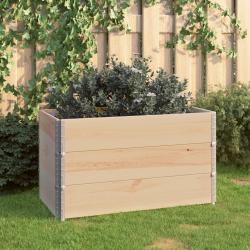 Jardini&egrave;res sur&eacute;lev&eacute;es 3 pcs 50x100 cm Bois de pin solide