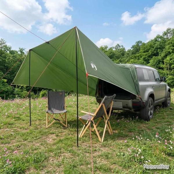 Auvent de v�hicule Vert 518 x 580 x 215 cm Polyester et Acier