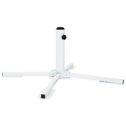 Support de parasol Blanc Acier
