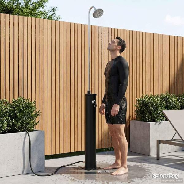 Douche Solaire avec T�te de Douche 20 l Noir