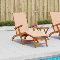 Chaise longue inclinable et pliable 55 x 146 x 91 cm