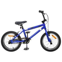 BMX 16 Pouces pour 5-8 ans Bleu fonc&eacute;