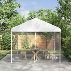 Moustiquaire pour gazebo 220 mesh Blanc 4,5 x 3 x 2 m Polyester