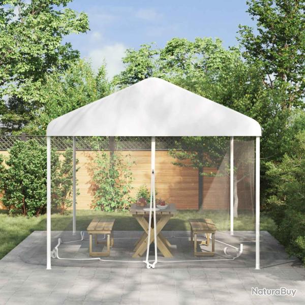 Moustiquaire pour gazebo 220 mesh Blanc 4,5 x 3 x 2 m Polyester
