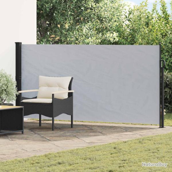 Store lat�ral r�tractable Gris 500 x 140 cm Polyester