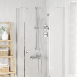 Ensemble de Syst&egrave;me de Douche Chrome 100 cm Acier inoxydable