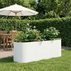 Jardin sur&eacute;lev&eacute; Blanc 120 x 40 x 40 cm