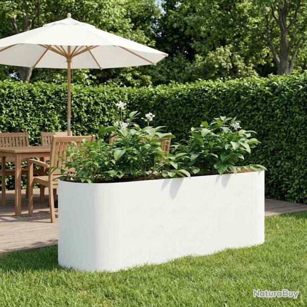 Jardin sur�lev� Blanc 120 x 40 x 40 cm
