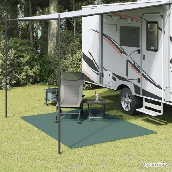 Tapis de tente vert 2,5x2 m
