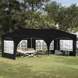 Tente de f&ecirc;te pop-up 575 x 288 x 245 cm Anthracite Tissu Oxford