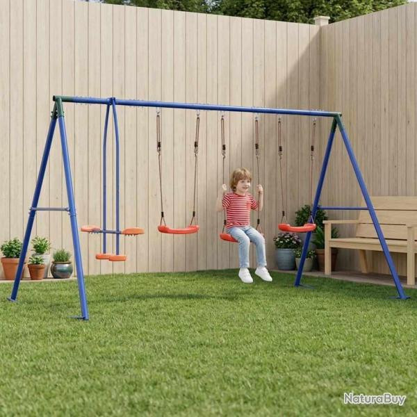 Ensemble de balan�oires d'ext�rieur Multicolore Acier et PE