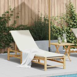 Transat avec coussins 55 x 199 x 30 cm en bambou