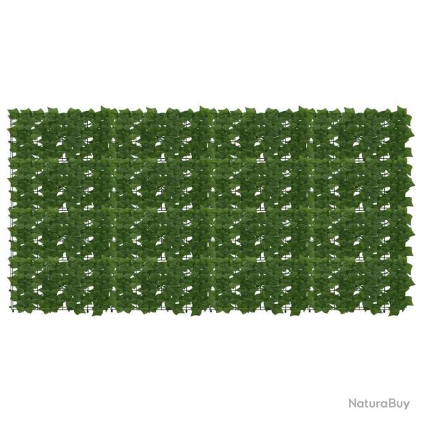 �cran de balcon avec feuilles Vert 200 x 100 cm