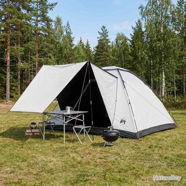 Tente de camping avec toit Blanc Occultant 335 x 275 x 180 cm