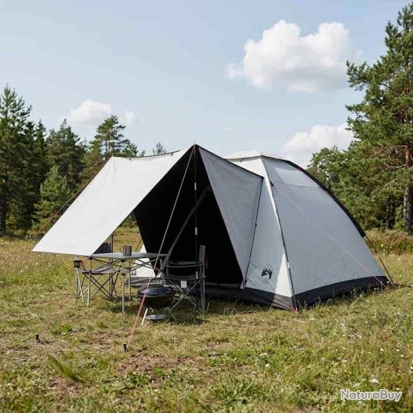 Tente de camping avec toit Blanc Occultant 275 x 215 x 125 cm