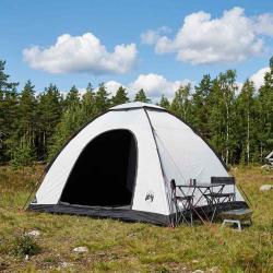 Tente de camping avec toit Blanc Occultant 275 x 215 x 125 cm