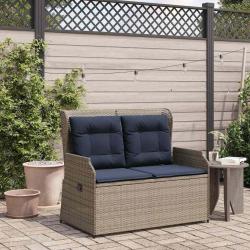 Banc de jardin Gris polyrotin