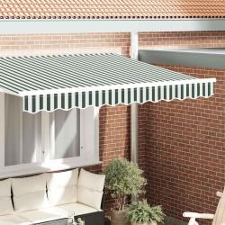Remplacement de lambrequin Vert et blanc 3 m Polyester