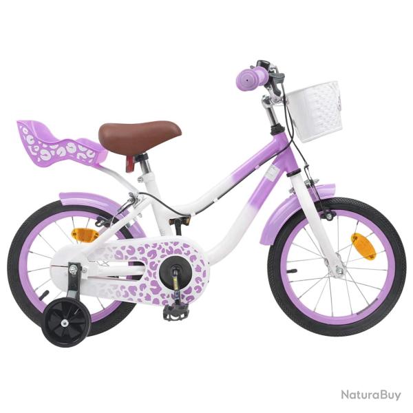 V�lo pour Enfants 16 Pouces pour 4-6 ans Pourpre