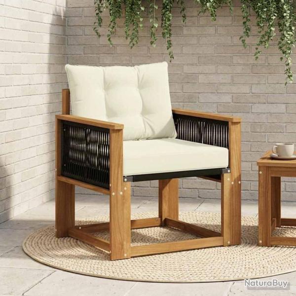 Sofa de milieu ext�rieur Bois d'Acacia Massif Naturel
