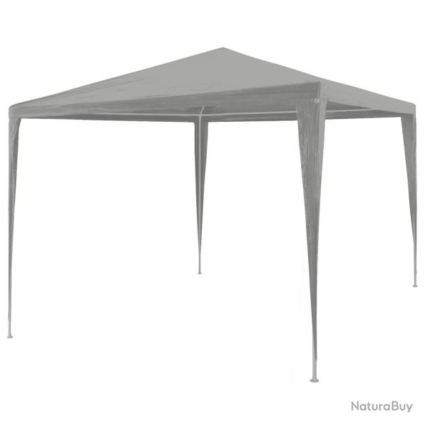Tente de f�te Gris clair 300 x 300 x 255 cm PE et acier