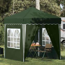 Tente de f&ecirc;te pop-up 195 x 195 x 245 cm Vert Tissu Oxford