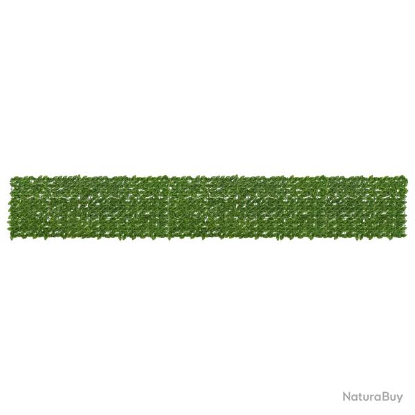 �cran de balcon avec feuilles Vert et jaune 500 x 75 cm