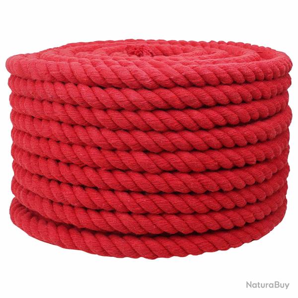 Corde Rouge 2 x 2 x 5000 cm Coton