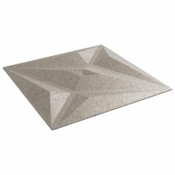 Panneaux muraux 24 pcs B&eacute;ton &Eacute;toile 50 x 50 cm Mousse XPS
