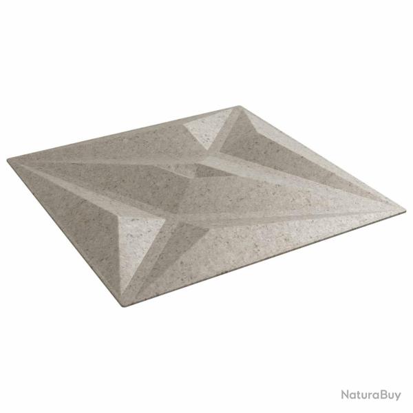 Panneaux muraux 24 pcs B�ton �toile 50 x 50 cm Mousse XPS